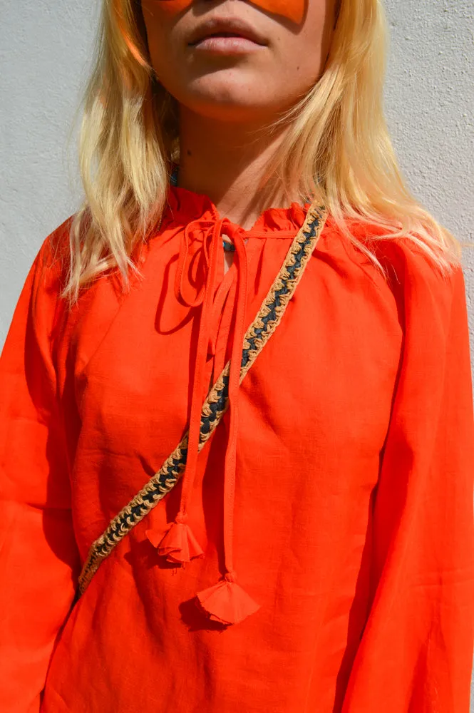 One Collective Cairo Orange.com Blouse