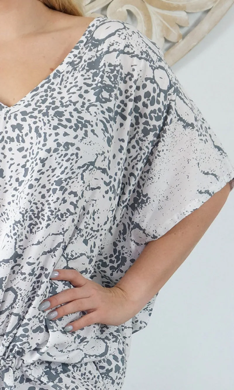 Rayon Dress Harbour Animal, More Colours