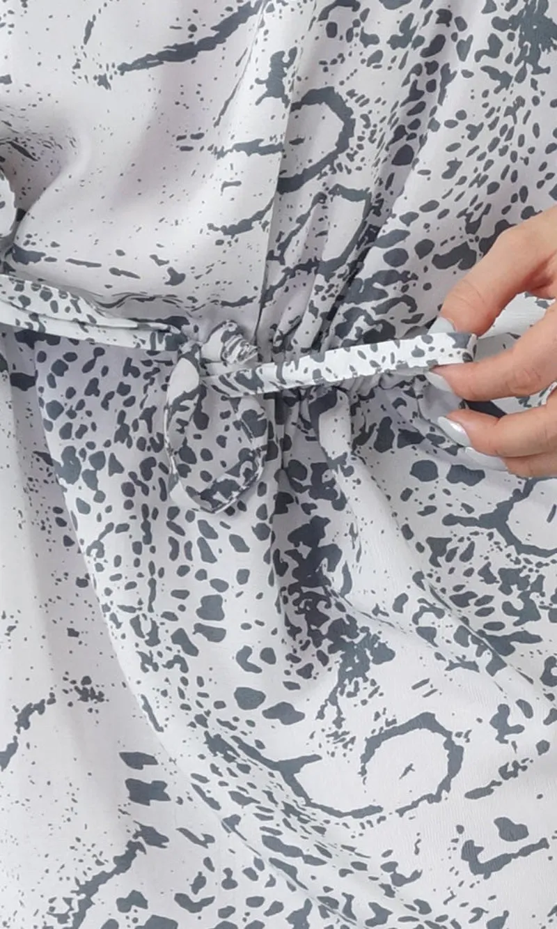 Rayon Dress Harbour Animal, More Colours