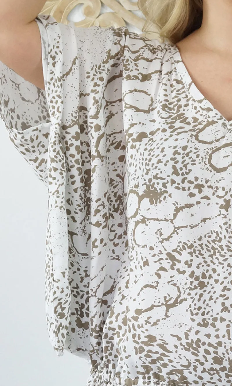 Rayon Dress Harbour Animal, More Colours
