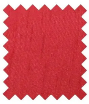 Red Shantung Wedding Swatch