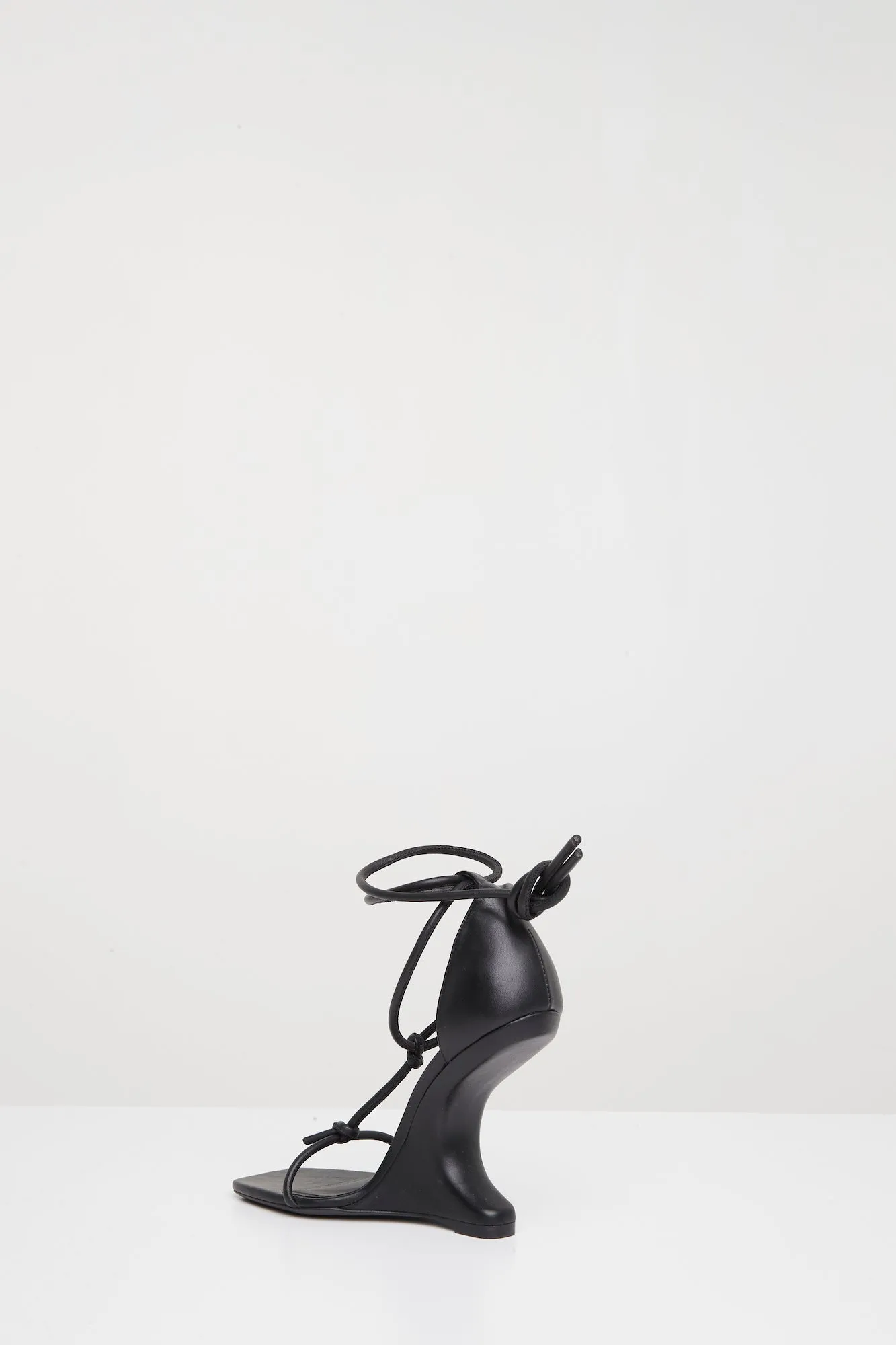 Rick Owens Cantilever 12T Straps Sandal in Black