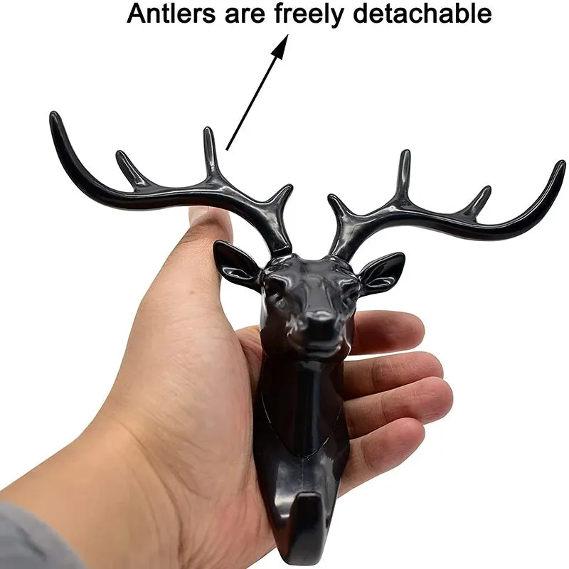 Rustic Deer Antlers Hooks