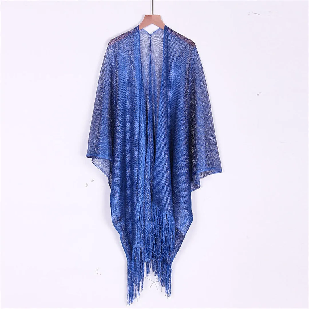 Sheer Knitted Boho Tunic Cover Up