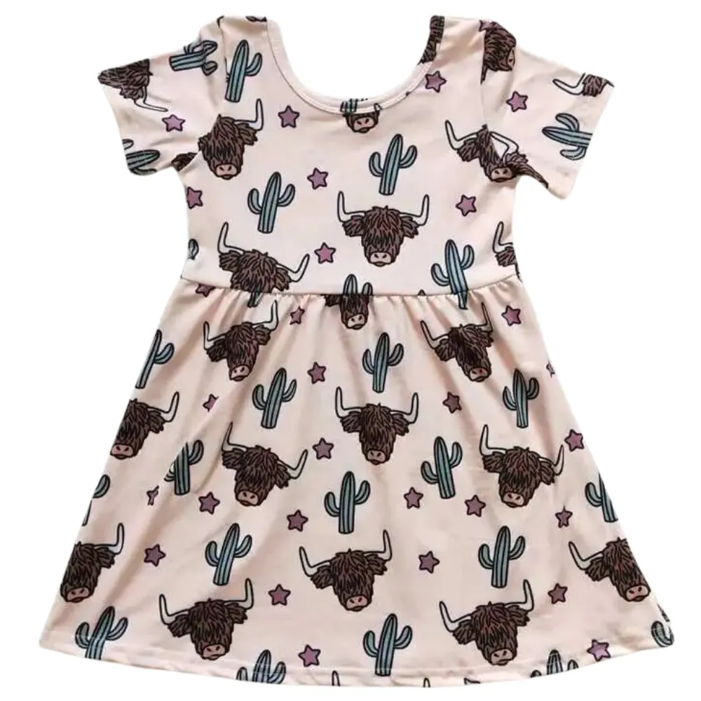 Southwest Dress Steer 'n Cactus - Kids Clothing