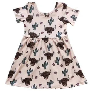 Southwest Dress Steer 'n Cactus - Kids Clothing