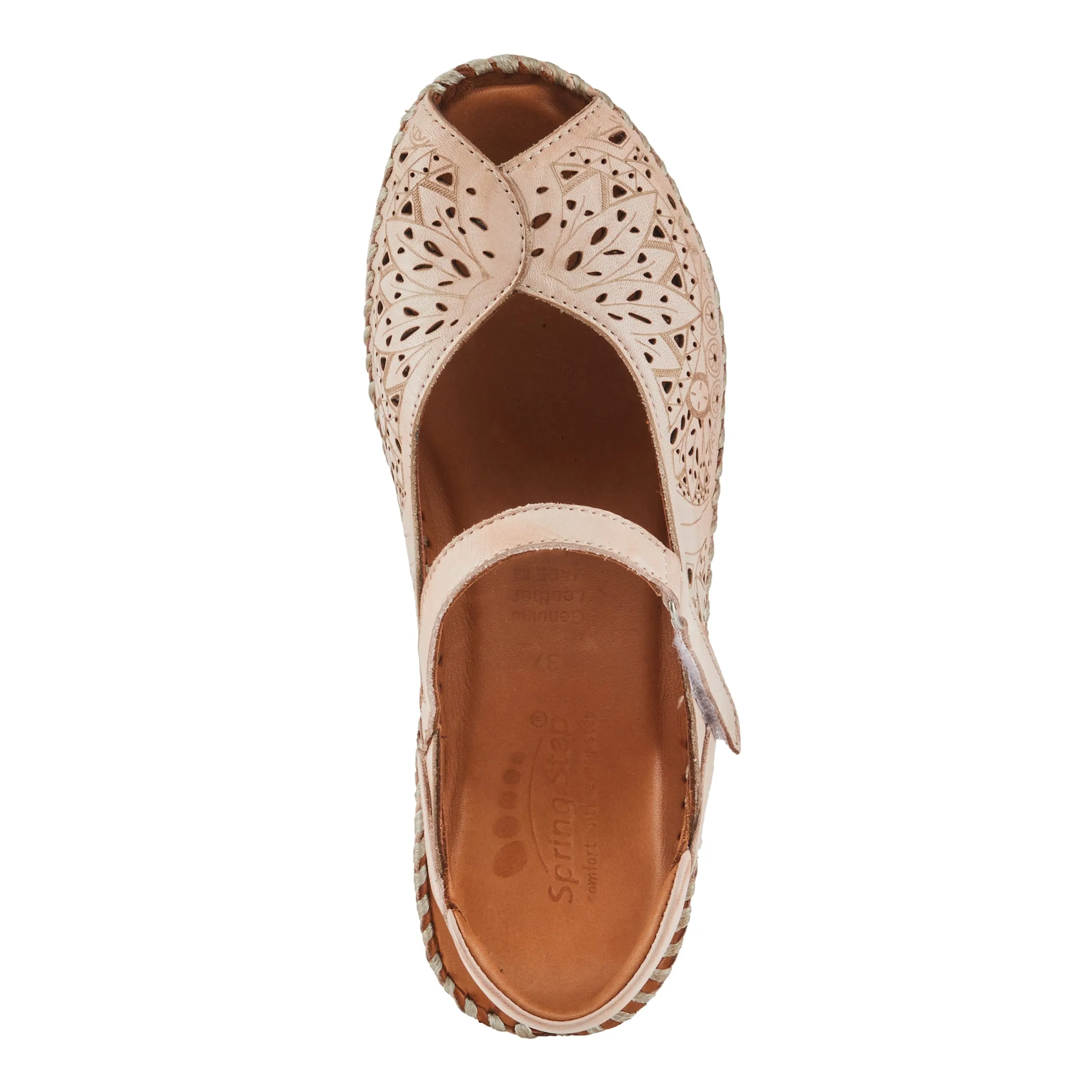 Spring Step Shoes Santonio Sandals Women’s Leather Hook and Loop
