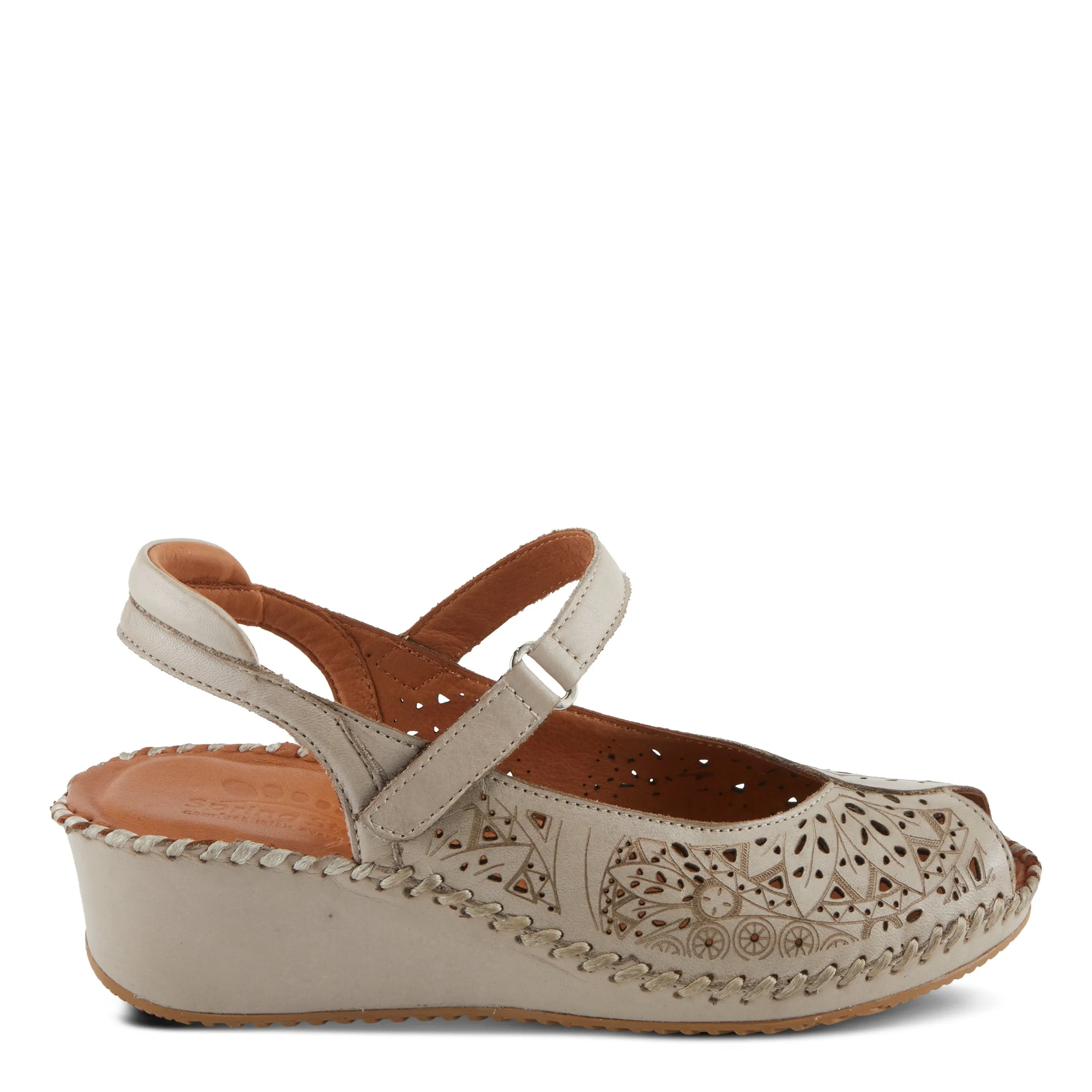 Spring Step Shoes Santonio Sandals Women’s Leather Hook and Loop