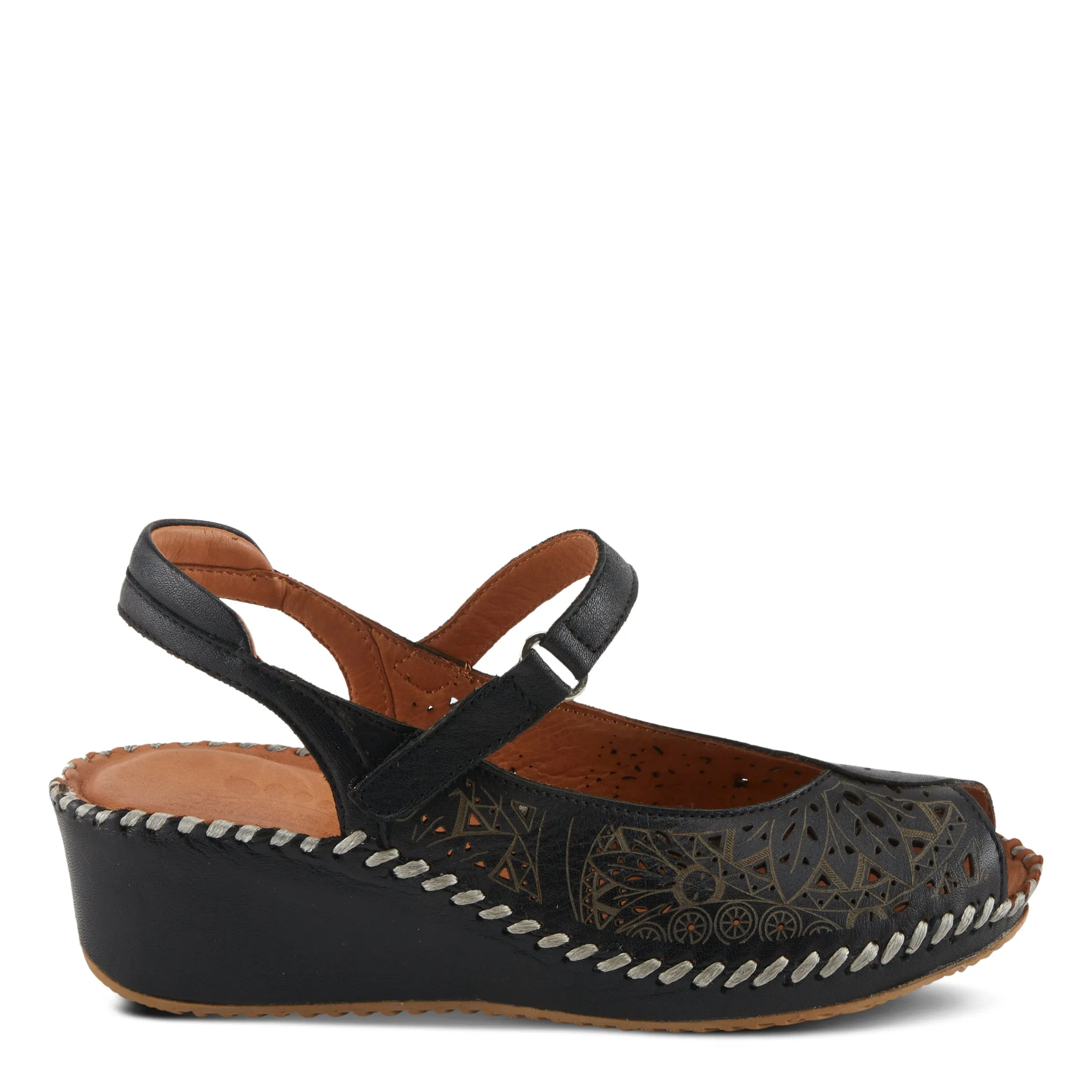 Spring Step Shoes Santonio Sandals Women’s Leather Hook and Loop