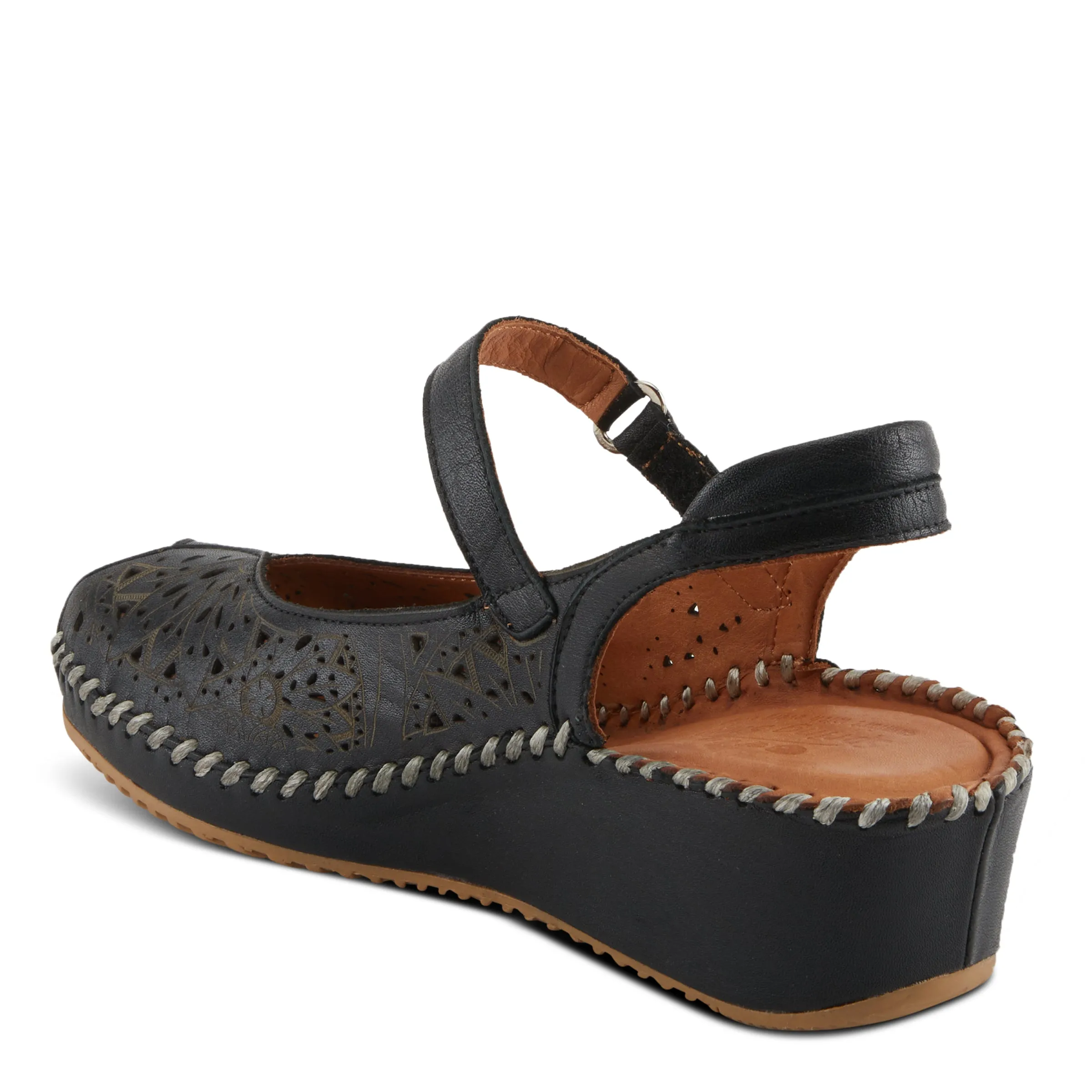 Spring Step Shoes Santonio Sandals Women’s Leather Hook and Loop