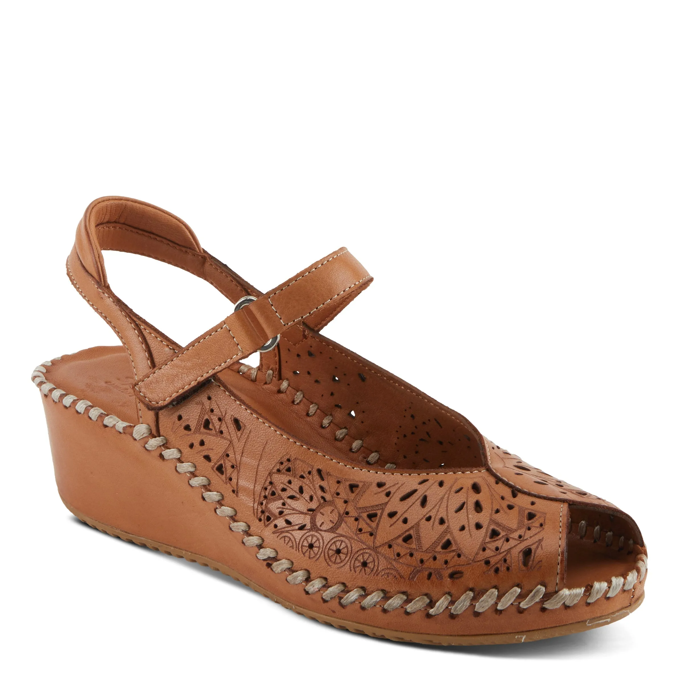 Spring Step Shoes Santonio Sandals Women’s Leather Hook and Loop
