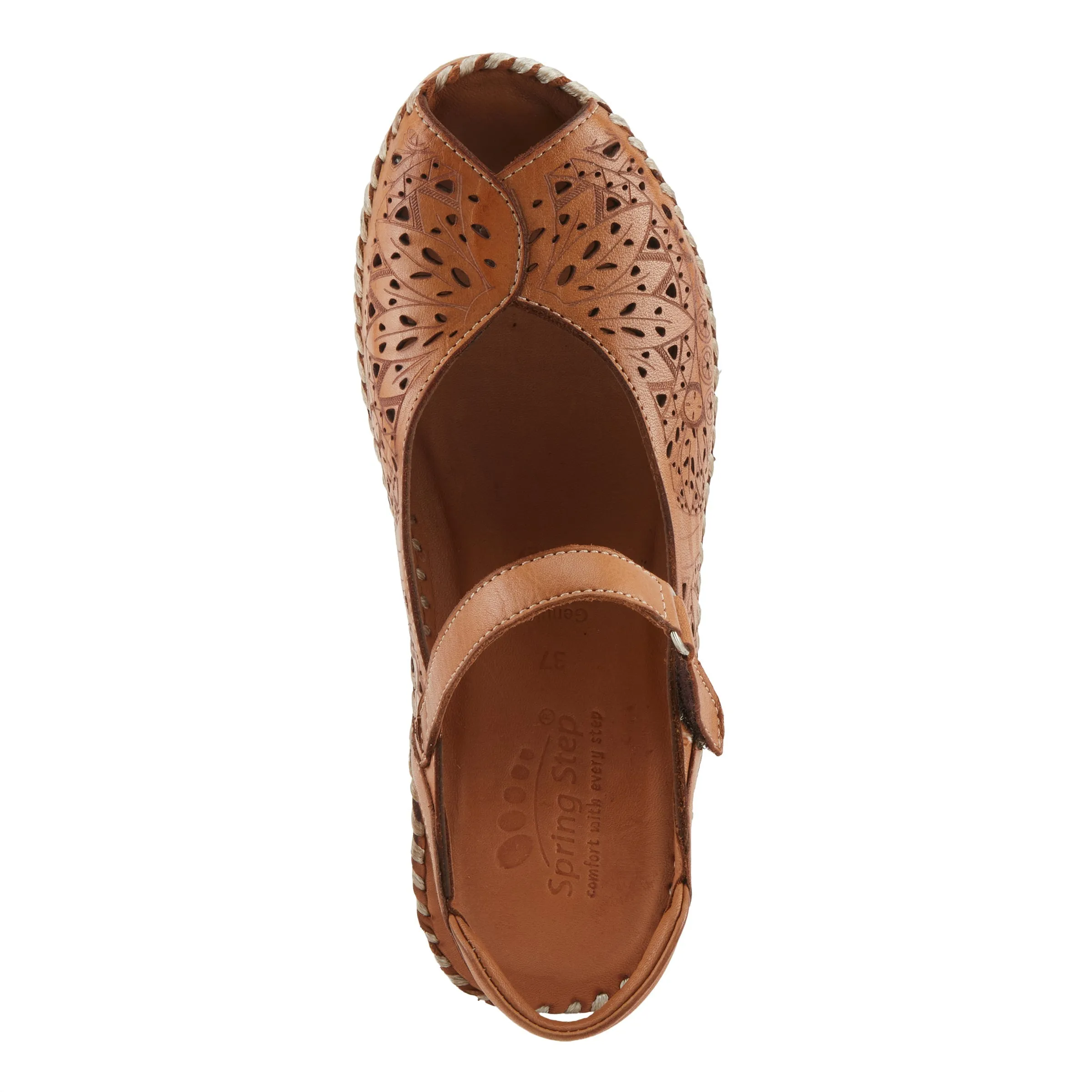 Spring Step Shoes Santonio Sandals Women’s Leather Hook and Loop