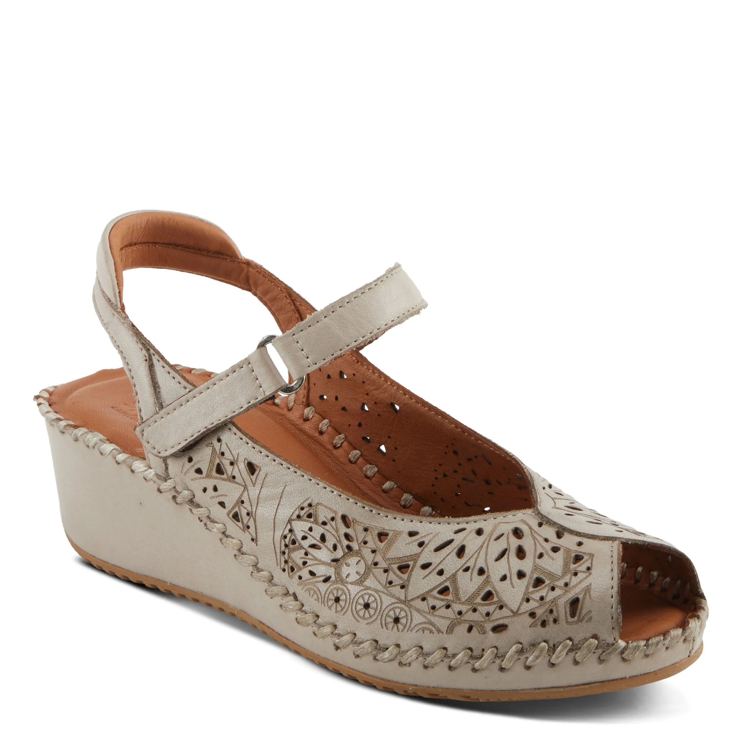 Spring Step Shoes Santonio Sandals Women’s Leather Hook and Loop