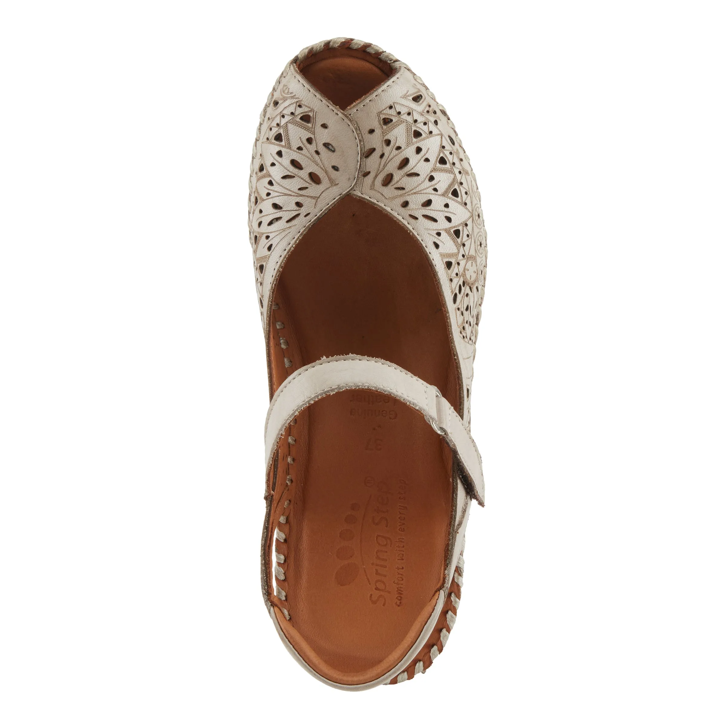 Spring Step Shoes Santonio Sandals Women’s Leather Hook and Loop