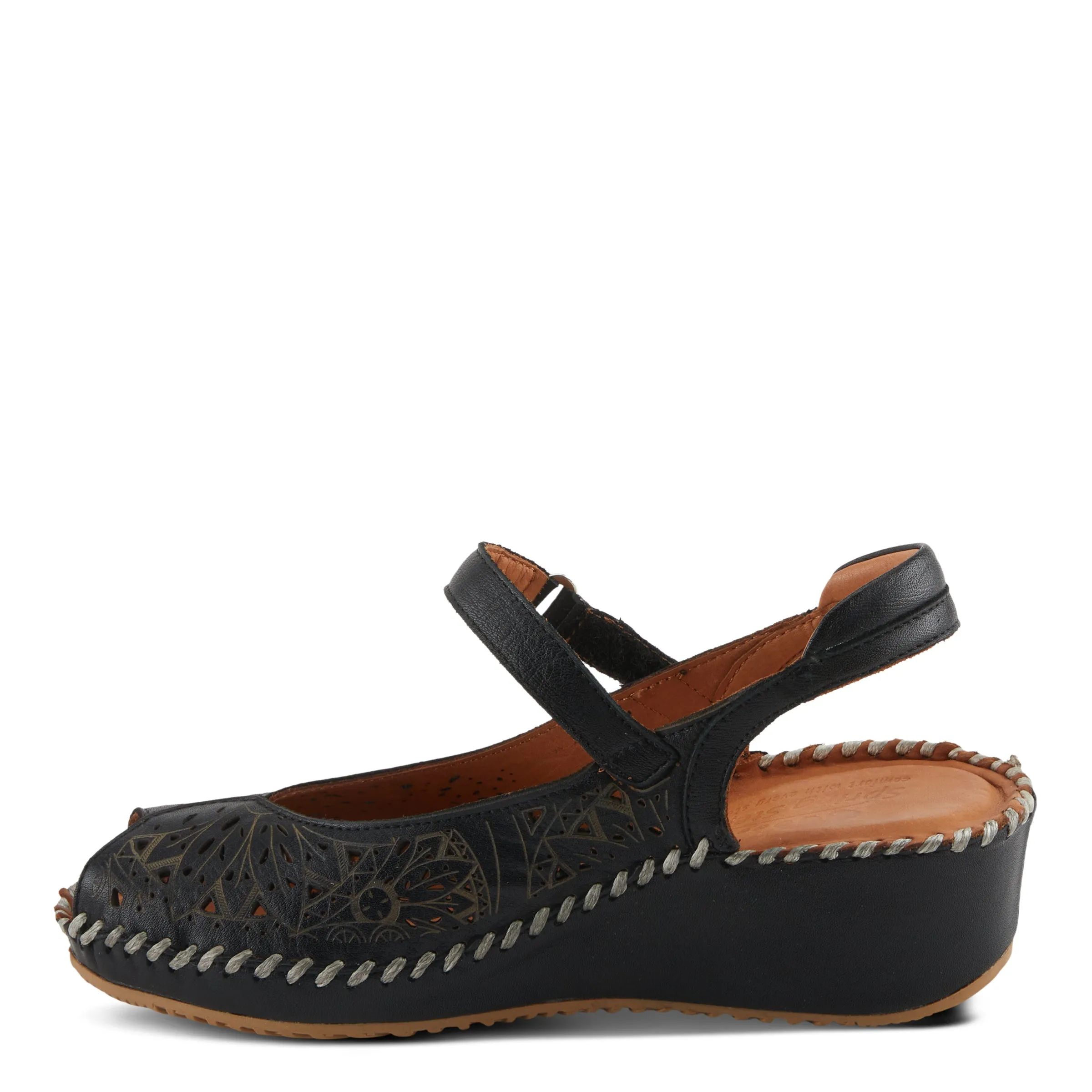 Spring Step Shoes Santonio Sandals Women’s Leather Hook and Loop