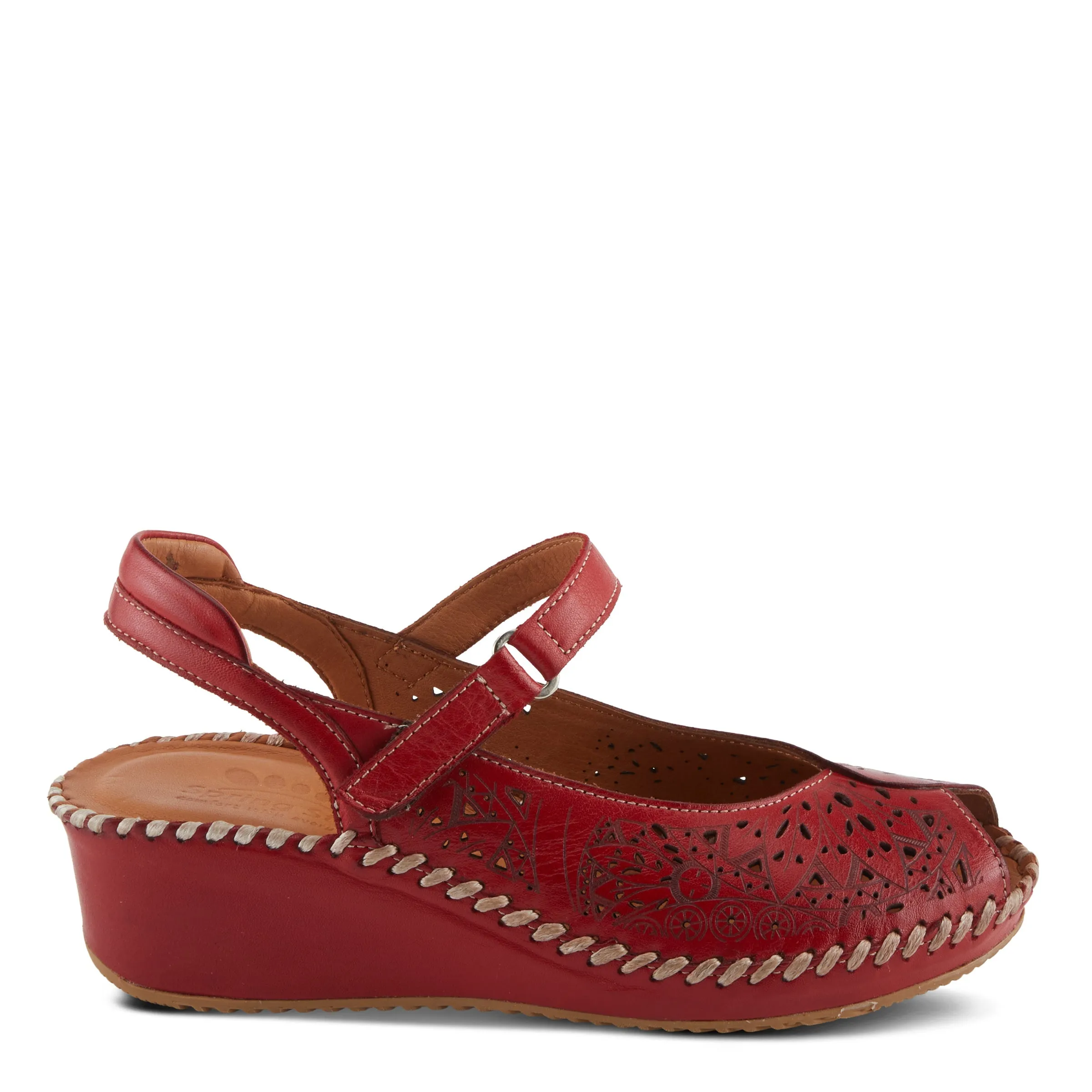 Spring Step Shoes Santonio Sandals Women’s Leather Hook and Loop
