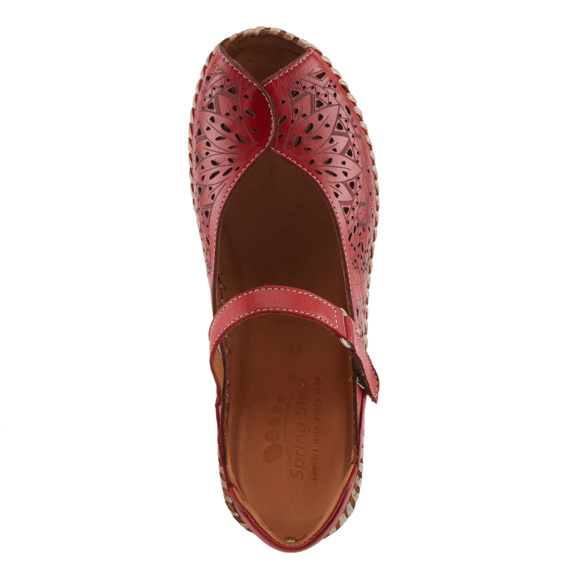 Spring Step Shoes Santonio Sandals Women’s Leather Hook and Loop