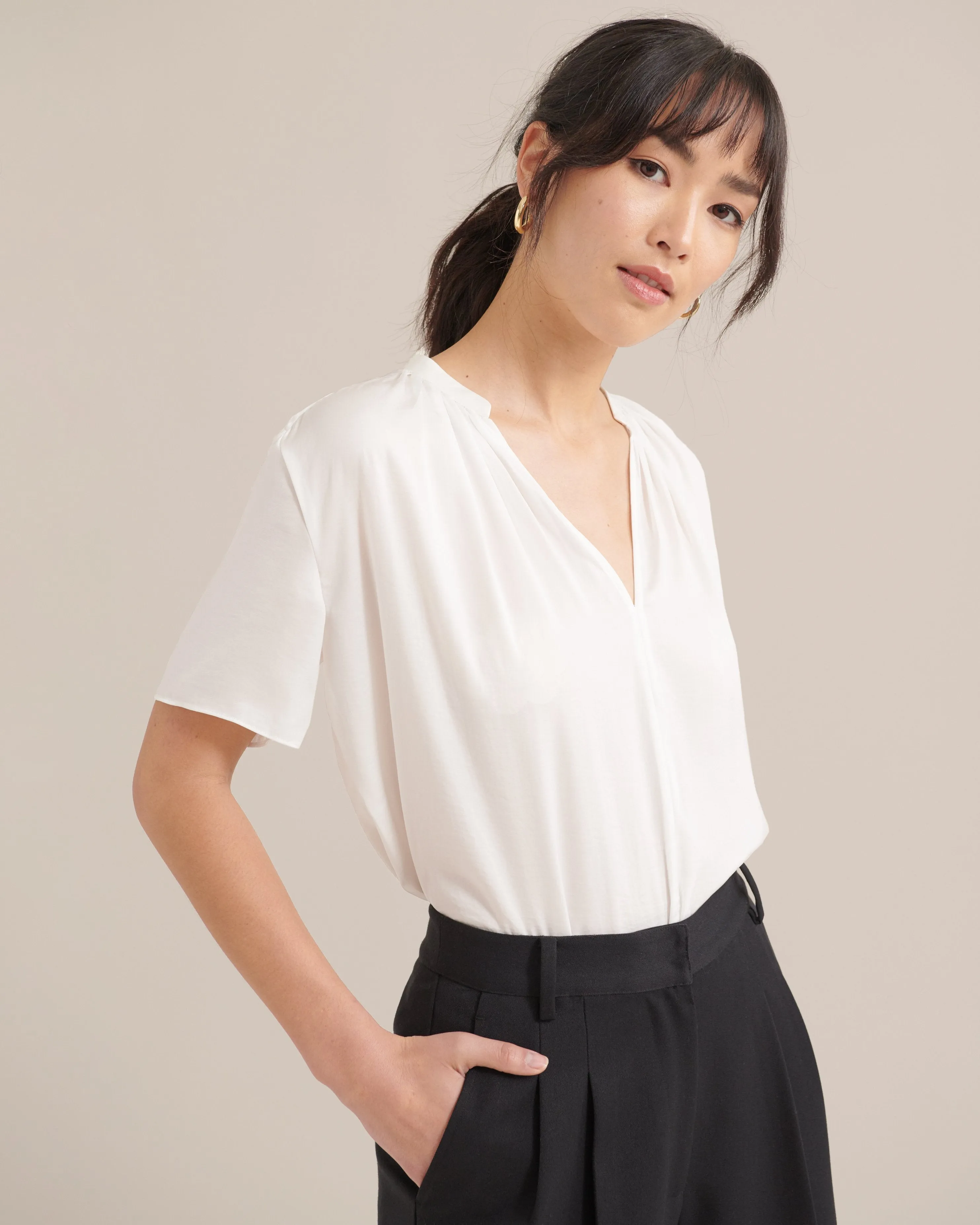 Sterling Short-Sleeve Blouse
