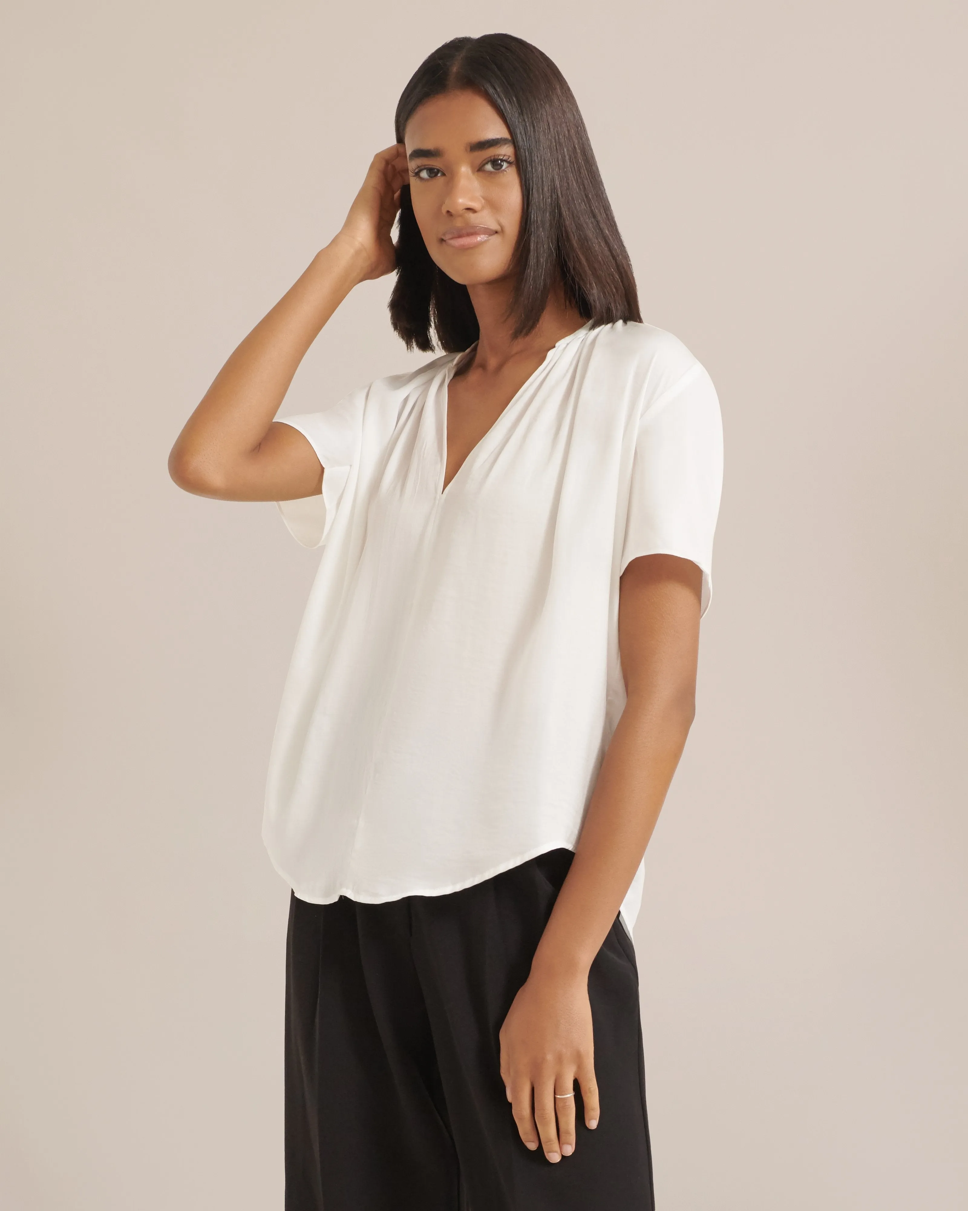 Sterling Short-Sleeve Blouse