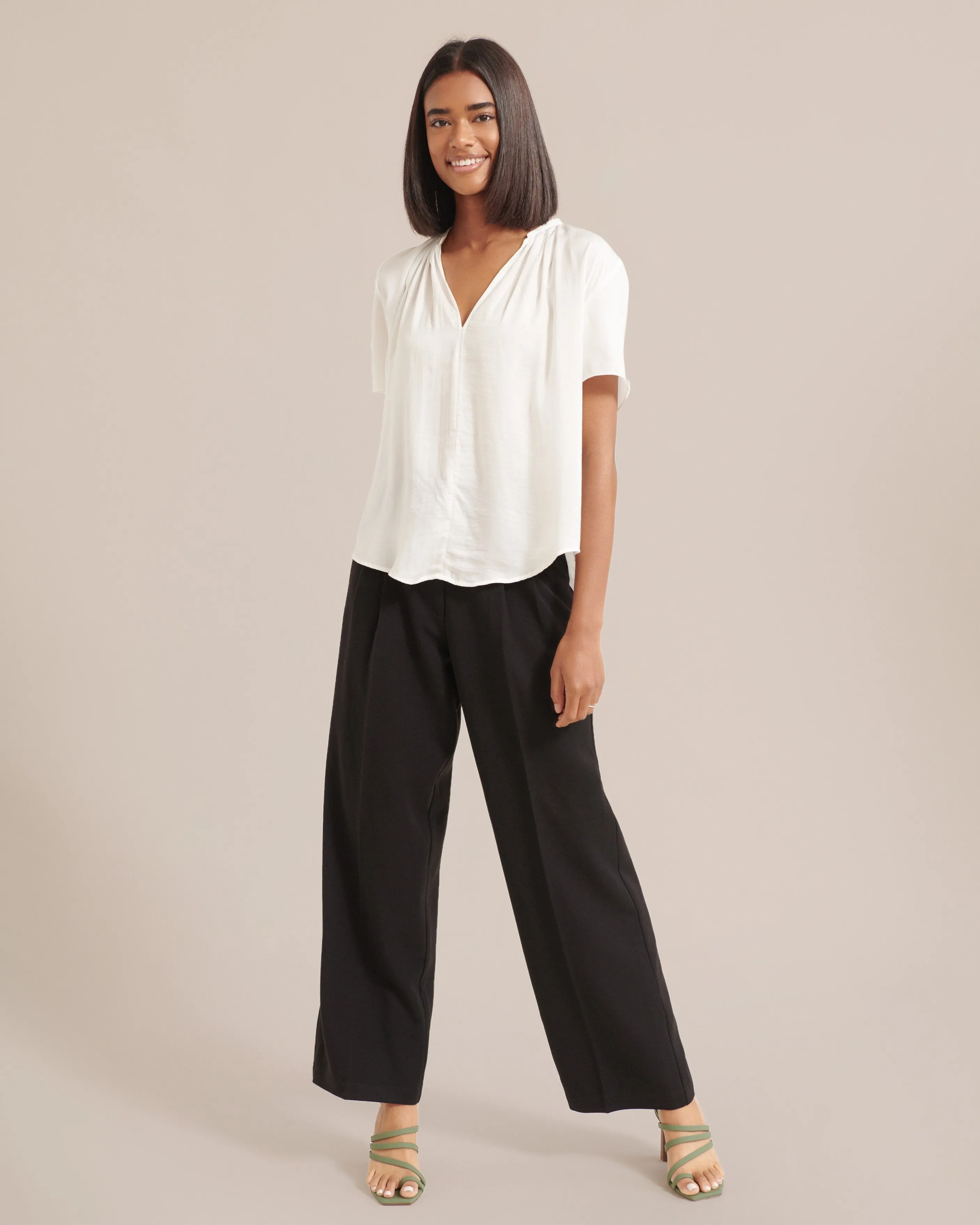 Sterling Short-Sleeve Blouse