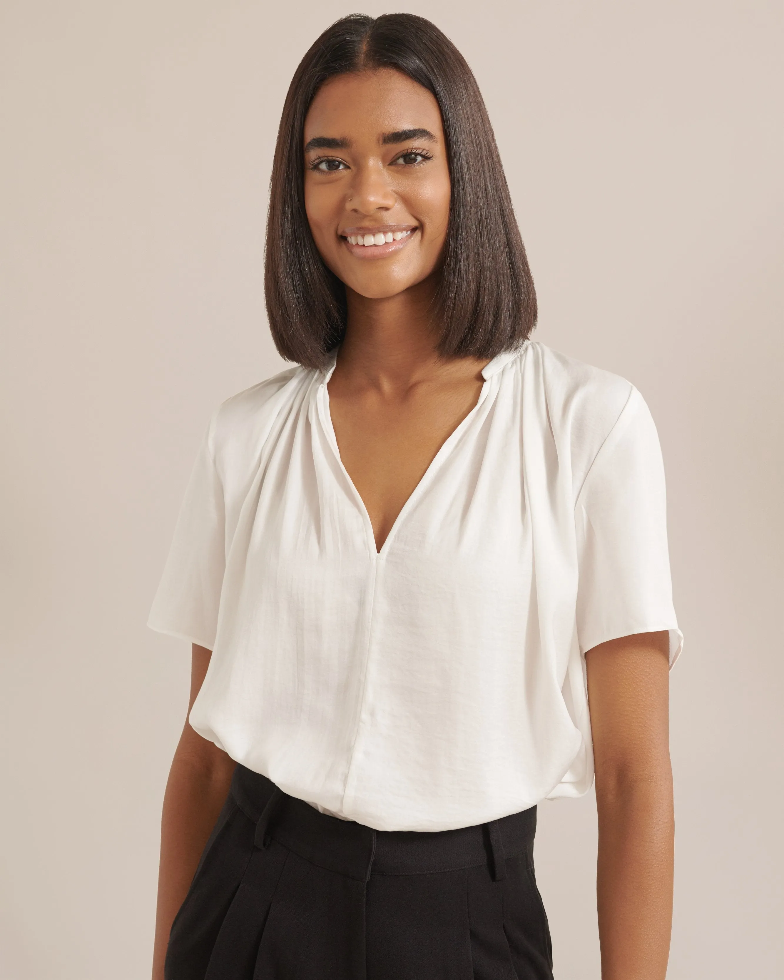 Sterling Short-Sleeve Blouse