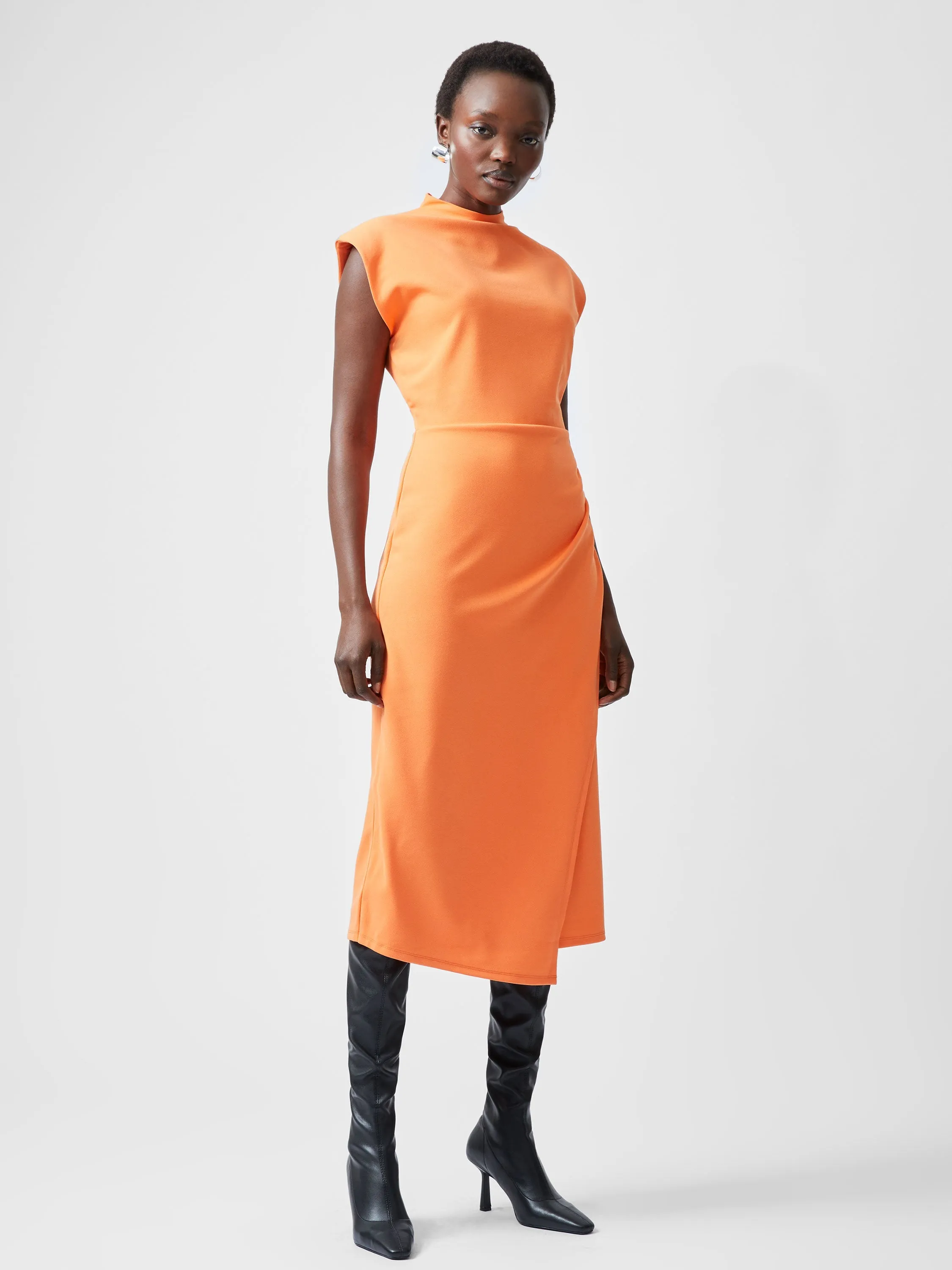 Textured Jersey Dress