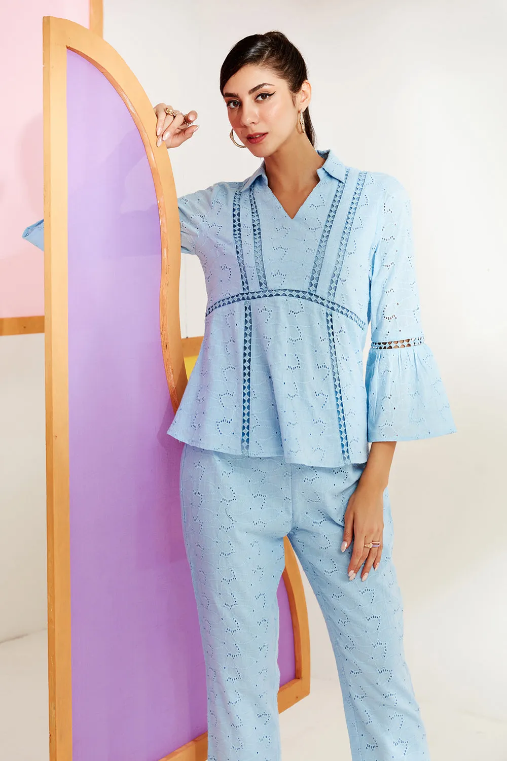 The Boho Chic Broderie Blouse