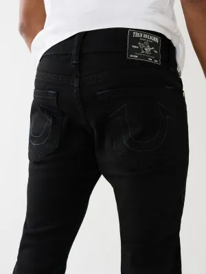 True Religion Mens SN Matt Skinny Fit Black Mid Rise Jeans