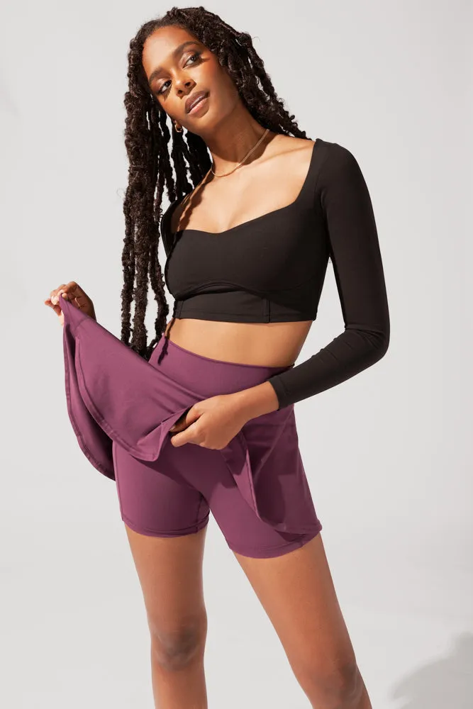 Twirl Skort - Plum