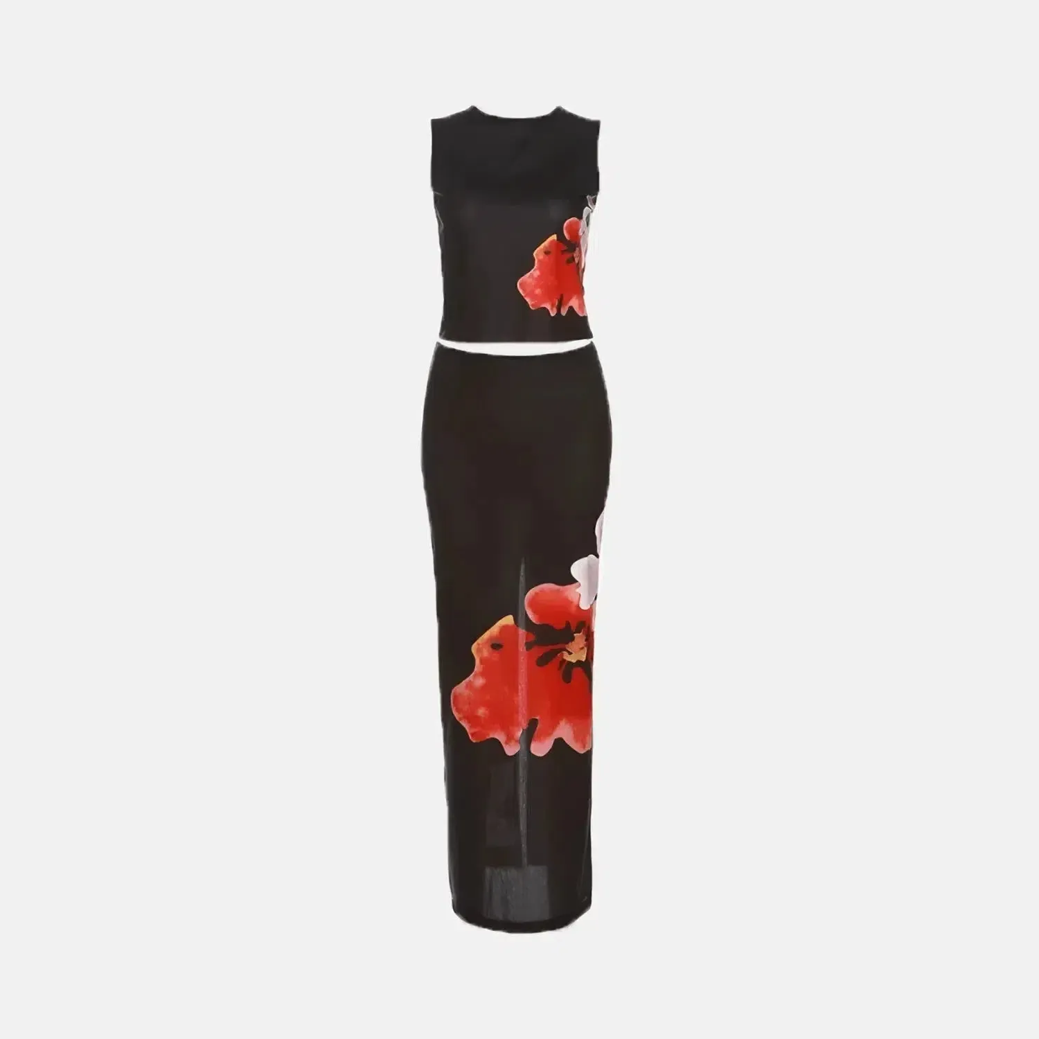 Tylora Bloom Set – Floral print – Long flowing skirt