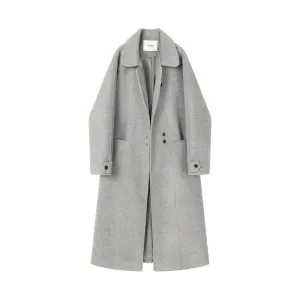 Unique Design Long Woolen Coat
