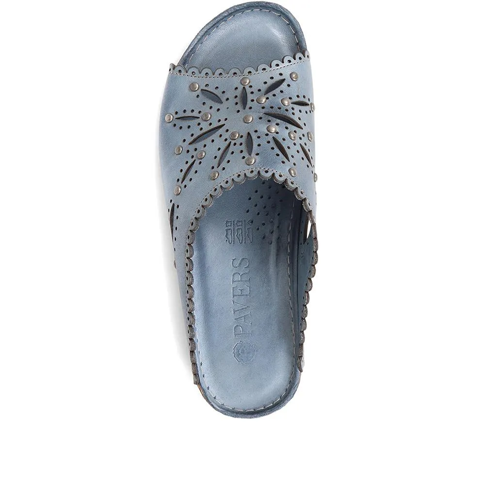 Wedge Mule Sandals - KARY37013 / 323 770