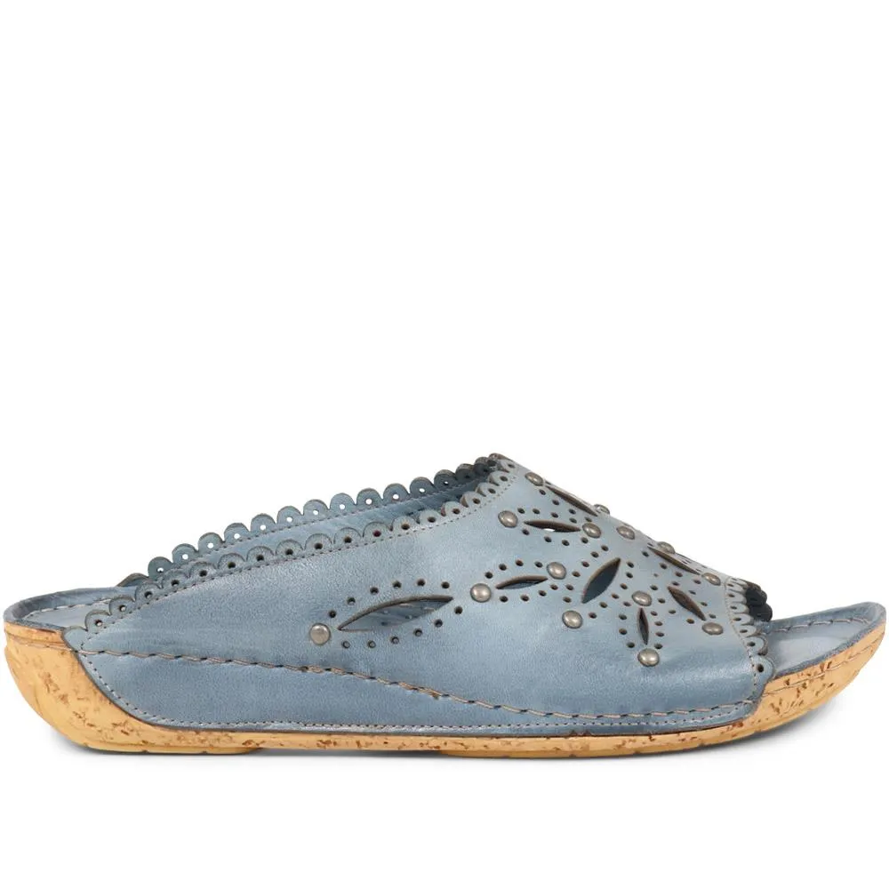 Wedge Mule Sandals - KARY37013 / 323 770