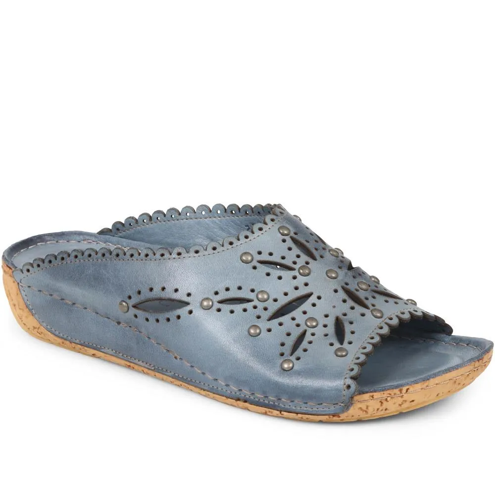 Wedge Mule Sandals - KARY37013 / 323 770