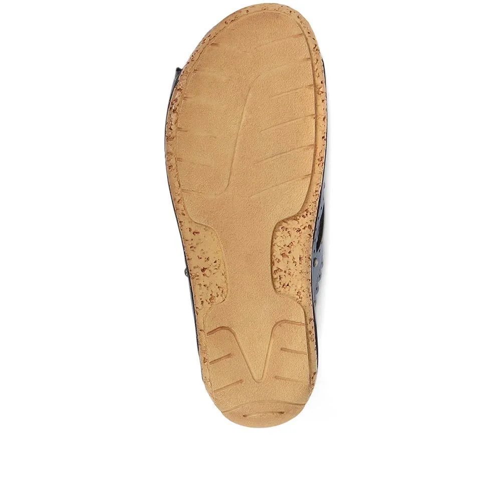Wedge Mule Sandals - KARY37013 / 323 770