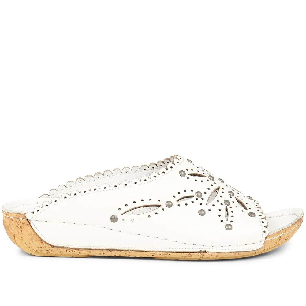 Wedge Mule Sandals - KARY37013 / 323 770
