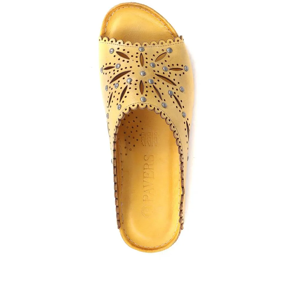 Wedge Mule Sandals - KARY37013 / 323 770