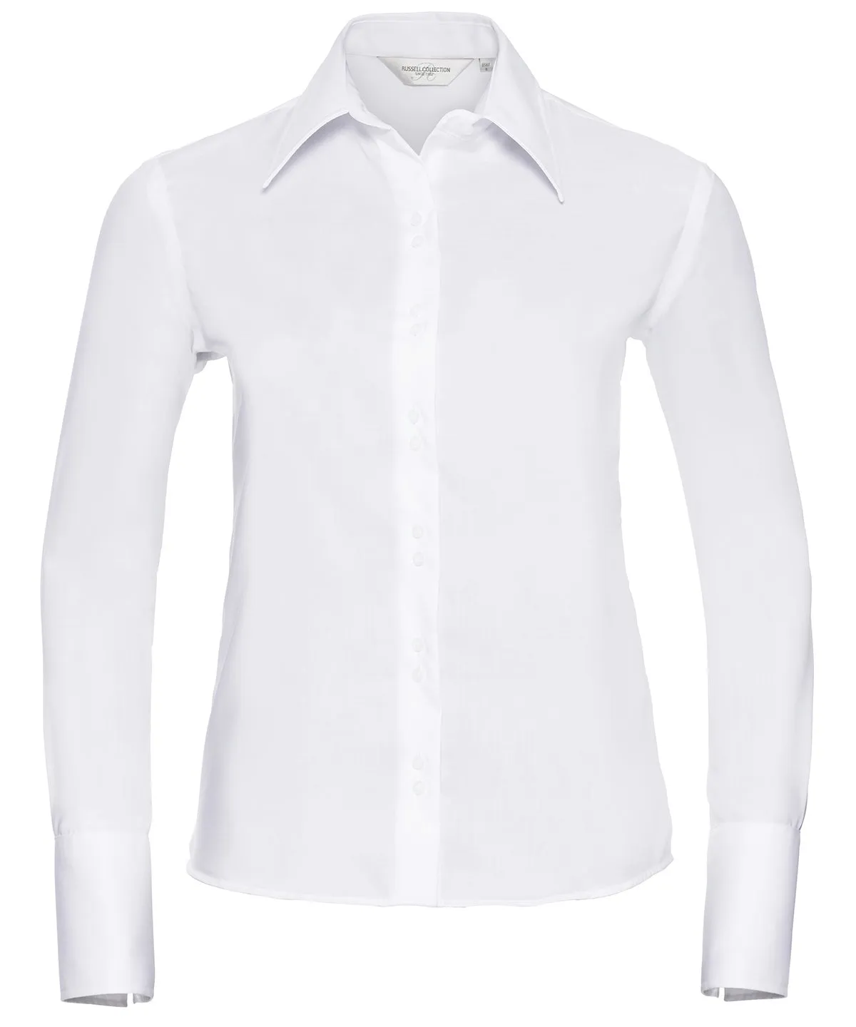 White - Women's long sleeve ultimate non-iron shirt
