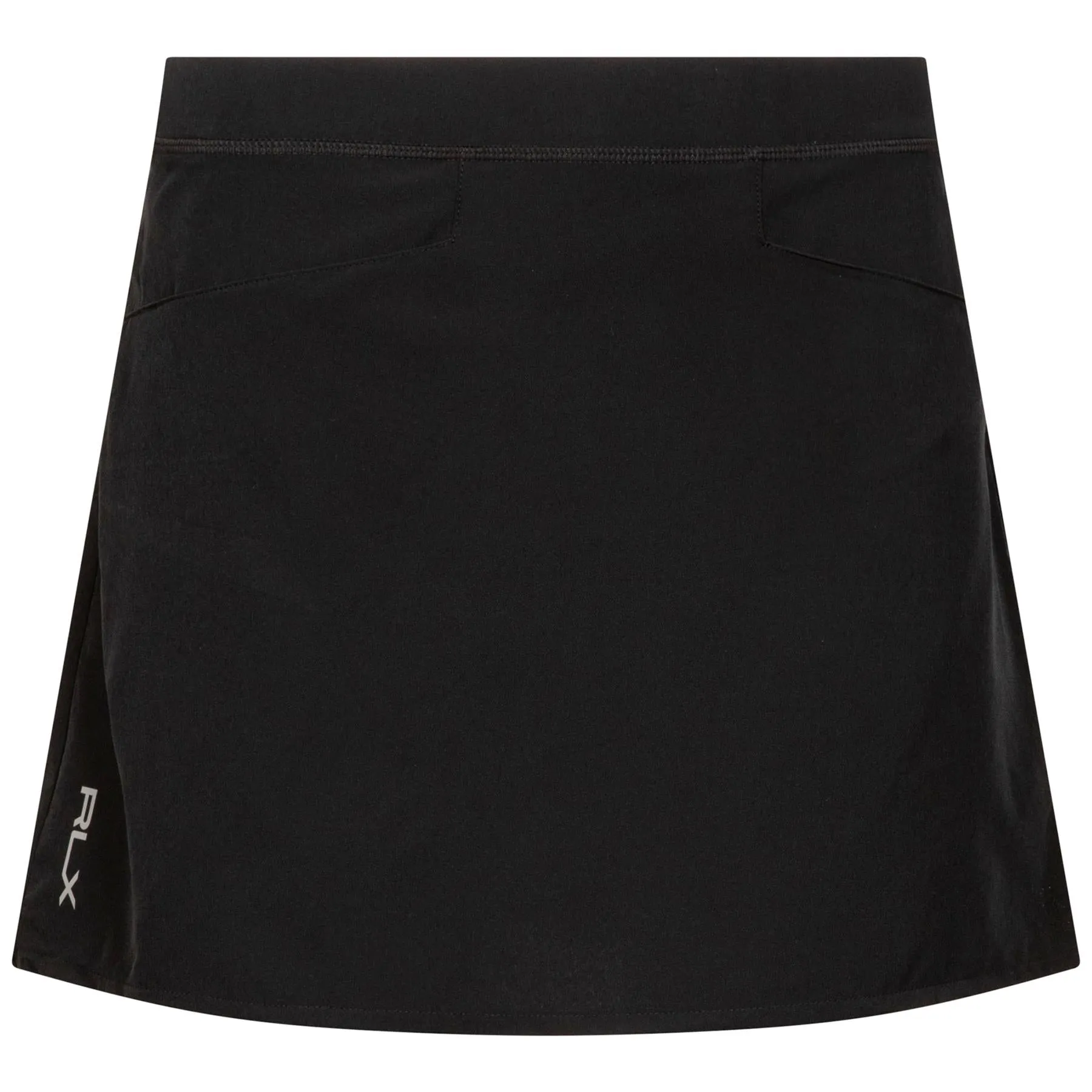 Womens 15 Inch Performance Pleated Skort Polo Black - AW24