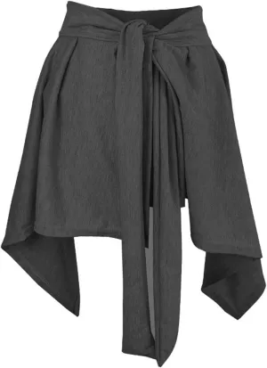 Women's Yoga Ballet Wrap Skirt Tennis Jogging One Piece Skirt Athletic Sport Tie Up Short Skirt Beach Cover Up Skirt