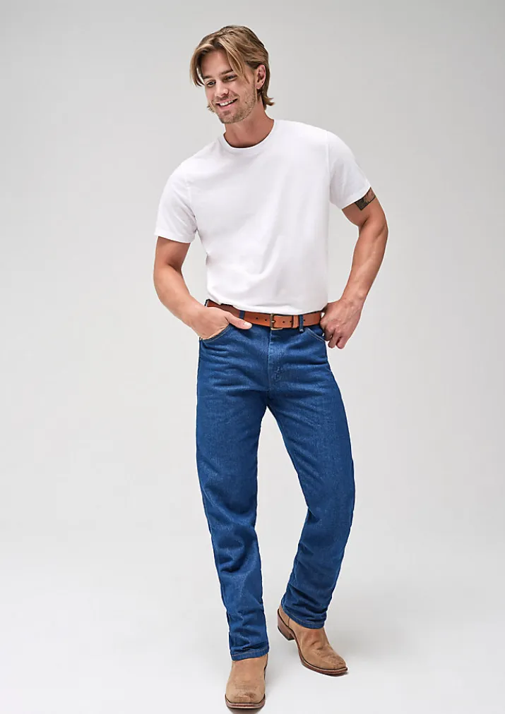 Wrangler Regular Fit Cowboy Cut Prewash Denim Style 13MWZPW